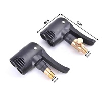 1XPortable Aufblasbares Pumpen ventil Autoreifen Air Chuck Inflator Pumpen anschluss Clip-On Adapter Autoreifen rad Französisch/Amerikanisches Ventil