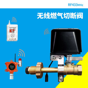 Wireless Gas Valve Controller 1/2 In Copper Alloy Quick Open Close Electric Shut Off For Building Safety - Product Image 4