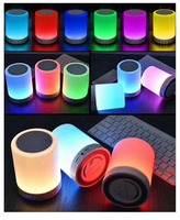 671 Lampu Pintar Grosir Smart Pat Lamp Speaker RGB Lampu Suasana Portabel untuk Penggunaan Luar Ruangan USB Dapat Diisi Ulang Dukungan Kartu TF Speaker Hadiah Pesta
