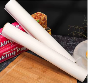 Vente chaude rouleau de papier de cuisson en silicone à haute efficacité enduit ciré résistant à la graisse pour l'emballage d'emballage alimentaire de sandwich à gâteau! - Product Image 3