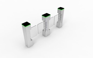 High Stability Swing Barrier Gate Turnstile QR Code RFID &amp; Facial Recognition <strong>Access</strong> <strong>Control</strong> For Gym Shop Office Buildings - Product Image 6