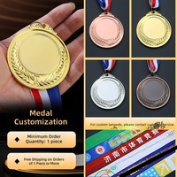 Placas de Medalla Personalizadas de Aleación de Zinc con Diseño de Espiga de Trigo para Eventos de Maratón, Promociones Empresariales, Hechas a Medida