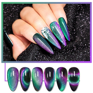 Échantillons de produits naturels en gros, livraison gratuite, vernis <span class=keywords><strong>gel</strong></span> effet œil de chat, Esmaltes En <span class=keywords><strong>Gel</strong></span>, Vernis Permanent UV Soak Off, effet magnétique - Product Image 4
