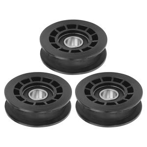 Polea tensora de plástico para cortacésped, 56,5 mm de diámetro exterior, pieza de repuesto negra para accesorios de cortacésped - Product Image 1