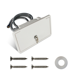 Kit <span class=keywords><strong>de</strong></span> <span class=keywords><strong>douche</strong></span> extérieure pour camping-car TYTXRV OEM, accessoires pour camping-car, résistant aux UV, blanc, verrouillable, pour camping-car, <span class=keywords><strong>caravane</strong></span> - Product Image 4