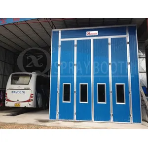 Diesel car paint cabinet auto bus spray booth truck oven