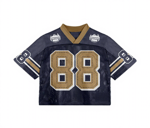 Camiseta de Fútbol Americano con Estampado de Números de Equipo, Cuello en V, Manga Corta, Transpirable, Corte Regular, Talla 88 para Adultos, Verano - Product Image 2