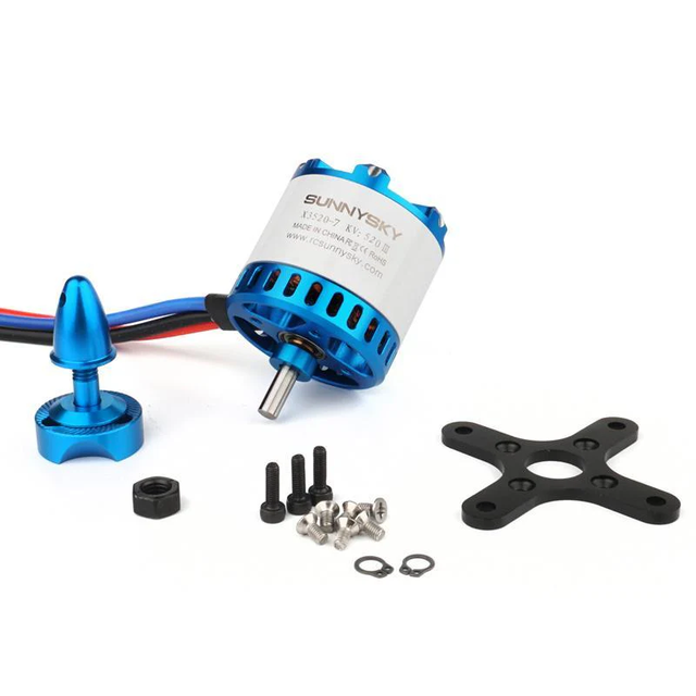 SunnySky X Series V3 X3520 KV560/KV780 Brushless Motors for 50E 3D 3A Fixed Wing Drone Airplane