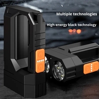 Lampe torche LED EDC rechargeable par USB 4000 mAh, étanche IP55, 2000+ Lumens, lumière du jour 5000K, portée 300 mètres, en alliage d'aluminium, conforme ROHS