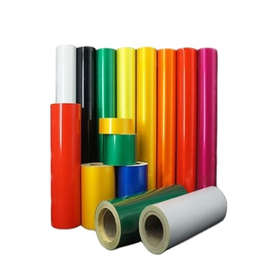 Giá sỉ nhà máy OEM 3100 PET 3200 Acrylic Phim Vinyl tự dính chất liệu làm biển báo giao thông phản quang an toàn - Product Image 1