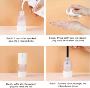 Custom Refillable 30ml 50ml <b>100ml</b> Airless Pump <b>Bottle</b> Cosmetic <b>Plastic</b> Lotion Container Wholesale Packaging - Product Image 4