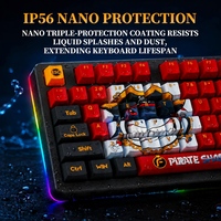 Clavier optique F99 avec rétroéclairage RGB, clavier mécanique pour jeux, 97 touches, USB filaire, faible latence, pour bureau, ordinateur de bureau, joueur
