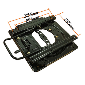 AutoLiuma - Base Giratoria para Asiento de Coche, de Acero Galvanizado Negro, Tapicería, Piezas Interiores, Giratoria 360 Grados - Product Image 1