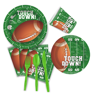 Pour <span class=keywords><strong>Amazon</strong></span> Rugby Fête D'anniversaire Vaisselle Super Bowl Décorations De Fête Y Compris Jetable <span class=keywords><strong>Papier</strong></span> Plateau Costume pour Enfants Ramadan - Product Image 4