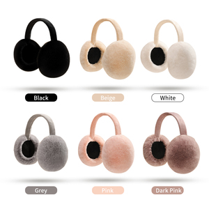 GOLOVEJOY DEZ22 vente en gros, protège-oreilles en fausse fourrure de lapin, doux, fantaisie, hiver - Product Image 5