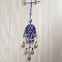 Dekorasi Rumah mata jahat gantung biru jahat ornamen gantung jimat untuk mobil rumah dan kantor untuk perlindungan dan berkat