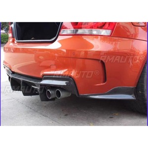 Fibra de Carbono Real para BMW 1M E82 E88 2007-2012, Difusor de Parachoques Trasero, Alerón, Protector de Esquinas, Pieza de Modificación - Product Image 3