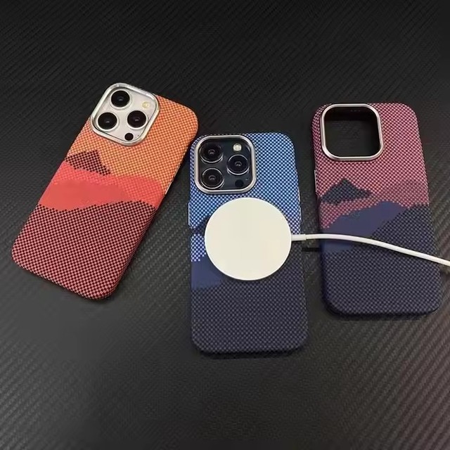 Trending Products Quality Design Phone Case Luxury Texture Magnetic Solid Phone Cases Charging Hard Cover Brand Phone Case
