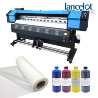 Máquina de impresión por sublimación, excelente plóter para impresión de tela de gran formato, 1,6 m/1,8 m