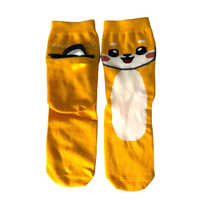 Chaussettes en coton avec poche cachée à fermeture éclair, chaussettes de voyage et de course pour clés, pièces de monnaie, cartes, écouteurs, chaussettes unisexes personnalisées en jacquard