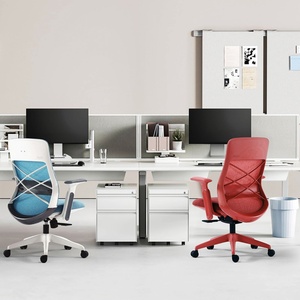 Moderno Executive <b>Office</b> Furniture Set with Chair Modern Modular Workstation Partition <b>Table</b> MDF Material for Home Use - Product Image 2