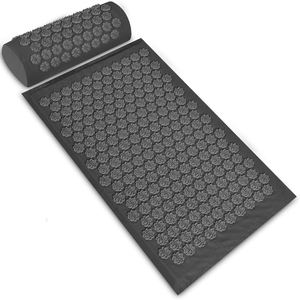 Hoge Kwaliteit Acupunctuur Punt Massage Kussen Verlichting Nek En Rug Pijn Yoga Mat Acupunctuur Mat Met Kussen - Product Image 5