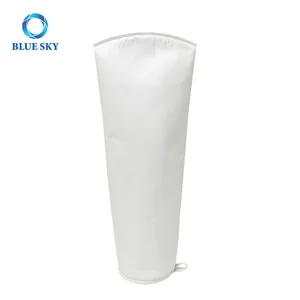 Calcetines de filtro largo de 3 pulgadas de alto rendimiento, bolsa de filtro de fieltro soldado de 10 micras, agua líquida, bolsa de filtros industriales