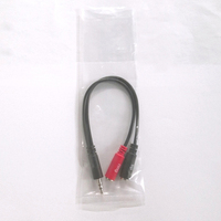 Câble audio 3,5 mm (1/8 pouce) TRS 3 pôles/2 anneaux mâle vers double femelle stéréo pour casque