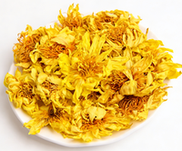 Fleur de lotus dorée séchée comestible, naturelle et comestible, pour tisane