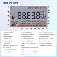 Conductimètre à compensation d'électrodes série RUYISCI DW-102 pour utilisation en laboratoire ; Testeur de conductivité de bureau ; Détecteur TDS