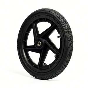 Roues de remorque de vélo 16 "16" x 2.125 "Roues de vélo <span class=keywords><strong>pour</strong></span> enfants Roues de remorque de <span class=keywords><strong>chariot</strong></span> plates et gratuites Pneus pneumatiques en caoutchouc - Product Image 1