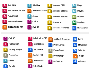 Autocad Activez votre compte en ligne, 1 an. Comprend également CAD LT, <span class=keywords><strong>3DS</strong></span> <span class=keywords><strong>MAX</strong></span>, CIVIL 3D, MAYA, REVIT - Product Image 2