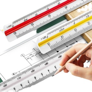 Mitsubishi Large <span class=keywords><strong>Triangular</strong></span> Scale Interior Architect ural Drawing Bekleidung Vergrößerung lineal Parallel Scale für Design Draft ing - Product Image 1