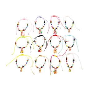 Bracelet Perlé Kapibala, Charme Coloré, Bijou Ajustable Tendance pour Enfants et Femmes - Product Image 1