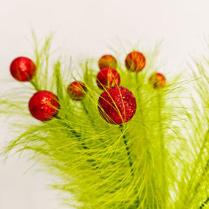 Adorno de Peluche Premium del <span class=keywords><strong>Grinch</strong></span> Navideño, Muñeco de Elfo Monstruo Verde para la Punta del Árbol de Navidad y Decoración del Hogar de Whoville - Product Image 3