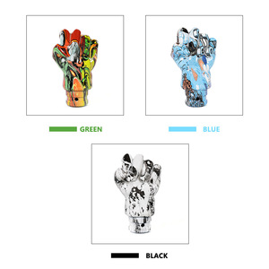 RASTP Hand Shaped Resin Gear <b>Shift</b> <b>Knob</b> SFN154 Ergonomic Fist Design For Car Interior Customization - Product Image 2