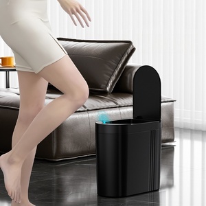 Nuevo Bote de Basura Eléctrico Inteligente para el Hogar, de Alta Gama, para Sala de Estar y Baño, con Sensor Automático para Espacios Reducidos - Product Image 3