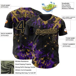 Custom Baseball Jersey Personalized Team Button <b>Down</b> Moisture Wicking Unisex Sports Uniform for Men Youth Women - Product Image 2