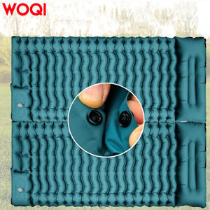 Colchoneta inflable rectangular Woqi para acampar, para 1 persona, con bomba incorporada, impermeable, para senderismo y mochilismo. - Product Image 2
