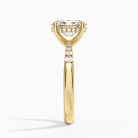 Maßgefertigter Ovaler Labor-Diamant IGI-Zertifiziert D VS1 Luxuriöser 14K Gold Labor-Gezüchteter Diamant-Verlobungsring