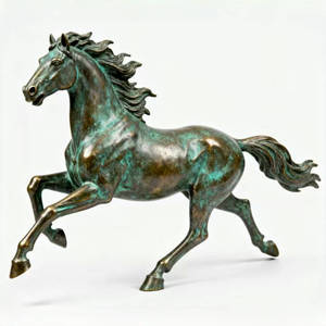 Alta Qualidade Moderna Grande Metal Cavalo Estátua <span class=keywords><strong>Bronze</strong></span> Escultura para Jardim Ao Ar Livre Vida Moderna Tamanho Grande <span class=keywords><strong>Bronze</strong></span> Cavalo Escultura - Product Image 2