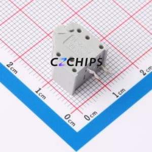 MX250-3.5-02P-A-GY01-Cu-A Spring Terminal Block Through hole Component (THT),P=3.5mm Connector 1x2P 3.5mm Gray Through Hole - Product Image 2