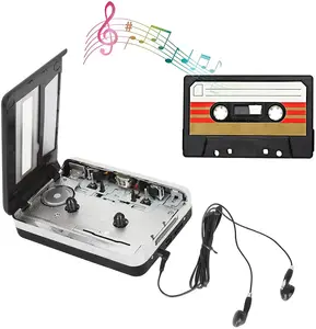 Pemutar kaset Audio Dropshipping profesional 2024 pita perekam pemutar kaset USB Walkman ke konverter MP3 untuk rumah