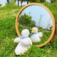 Sıcak satış Net kırmızı peluş oyuncak ördek bebek Custom Made dolması hayvan dekoratif peluş oyuncak