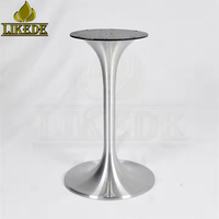 Base de Table de trompette en aluminium de luxe support de jambe de Table de café/thé robuste en métal moderne pour hôtel hôpital extérieur appartement