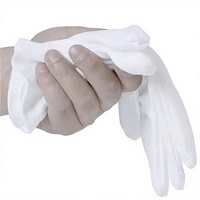 Gants durables à texture diamantée, enduits de PU, en coton antistatique, pour la sécurité électrique, à découpe laser des bords, à prix abordable