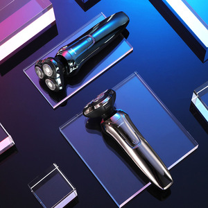 Afeitadora Eléctrica Inalámbrica USB con Cabezal Flotante LED de Doble Cuchilla, Resistente al Agua, <span class=keywords><strong>para</strong></span> Rostro y Cuerpo, <span class=keywords><strong>para</strong></span> Hombres, Uso Doméstico - Product Image 5