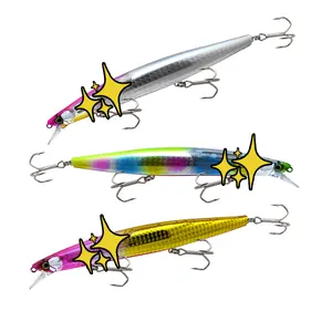 HONOREAL 163ミリメートルBig Sized ABS Plastic Material Minnow Hard Bait Fish Lure