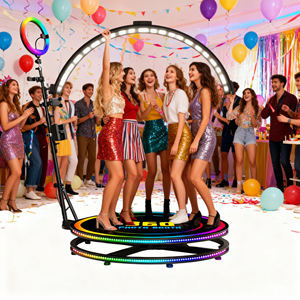 Портативная фотобудка 360 градусов с вращающейся платформой для мероприятий и селфи - Product Image 1