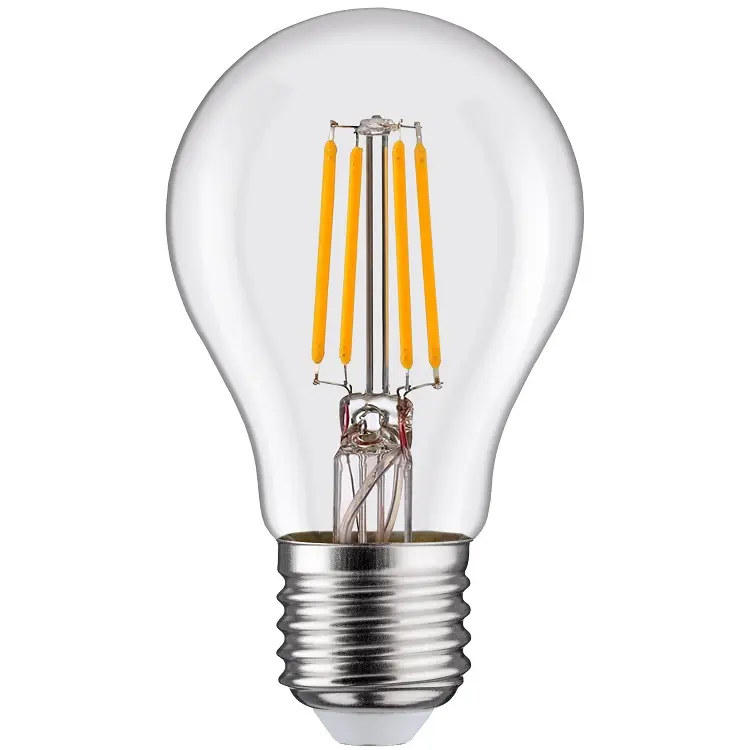 Decor Led Bulb Decor Light Bulbs A60 Dimmable Led 6w B22 E27 Led Filament Bulb Skd Raw Material